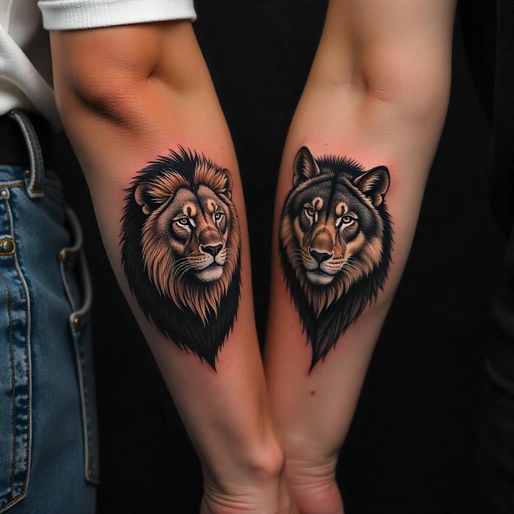 Tatuajes de parejas de animales