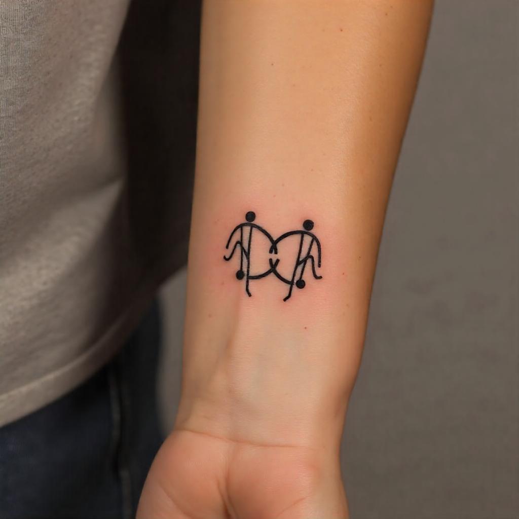 Tatuaje Zodiaco: Tatuaje de Géminis en la Muñeca