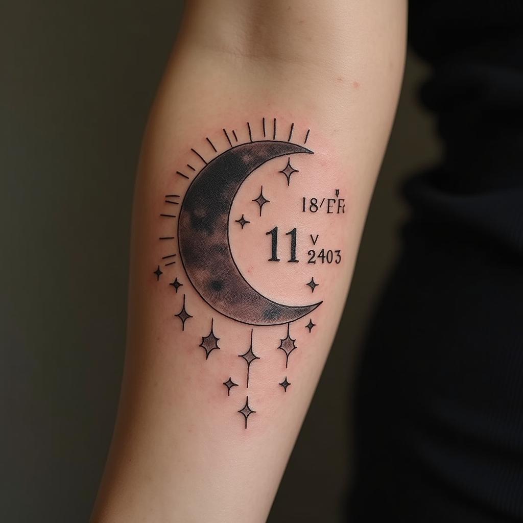 Significado Personal del Tatuaje de la Luna y las Estrellas en el Pecho