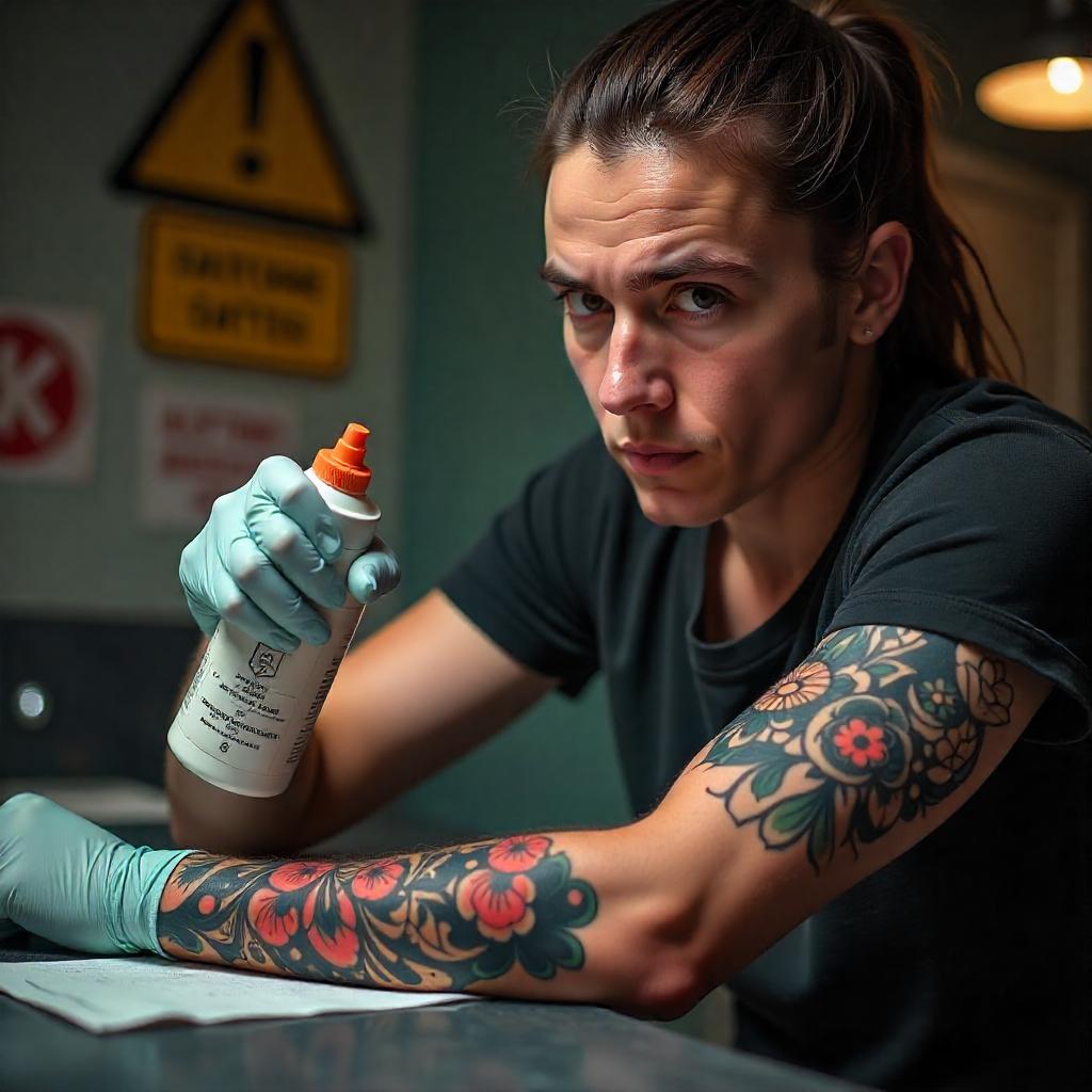 Evitar el uso de productos químicos nocivos en el tatuaje