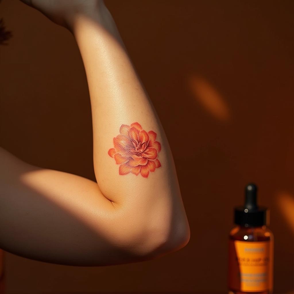 Cuidados de un Tatuaje: Aceites esenciales en un tatuaje reciente