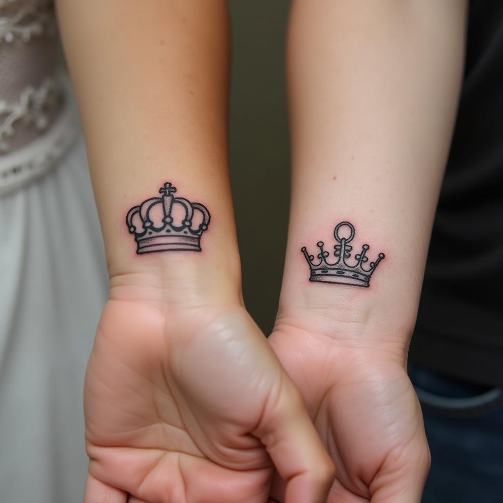 Tatuajes de Parejas de Rey y Reina