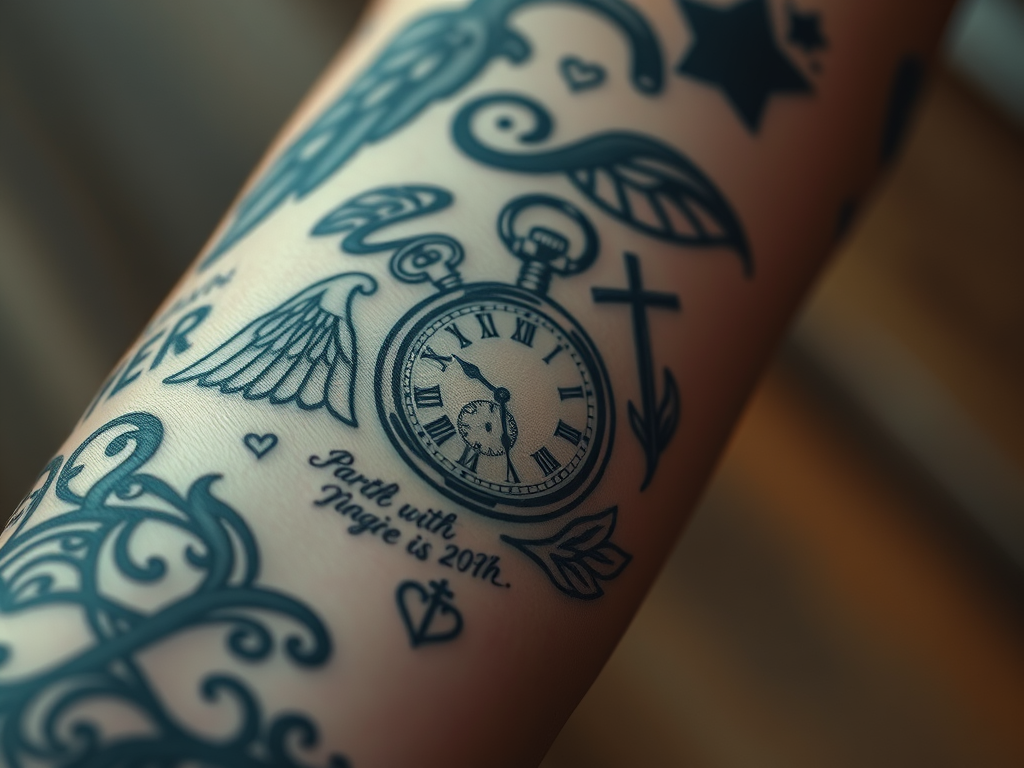 Significado y simbolismo en los tatuajes conmemorativos